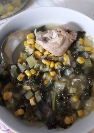 صورة لوصفة شوربة الكرنب والدجاج