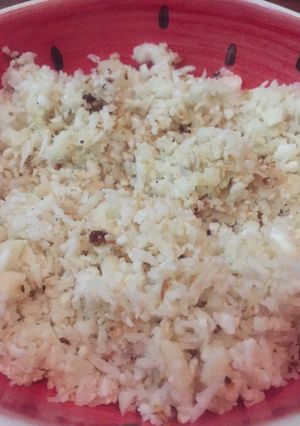 Una foto de Arroz de coliflor