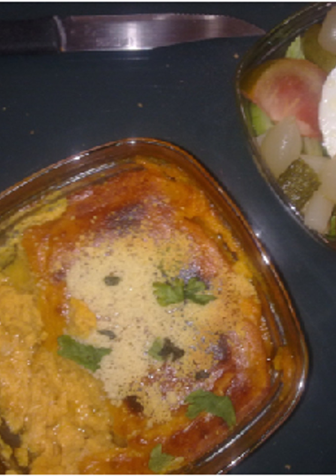 Una foto de Calabaza gratinada I