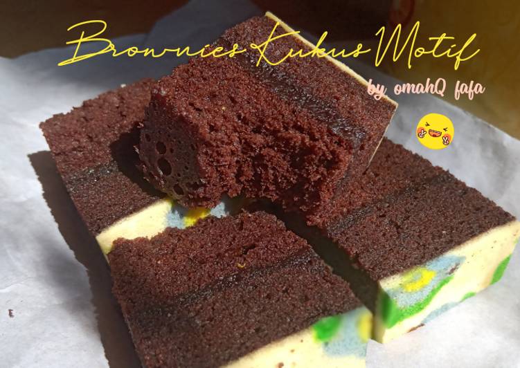 Brownies Kukus Motif