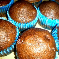 Oil chocolate cupcakes A picture of Oil chocolate cupcakes.