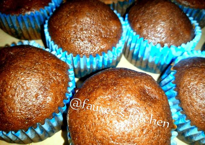 Oil chocolate cupcakes