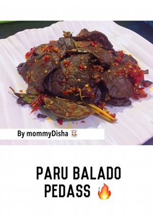 Foto resep Paru balado pedass 🔥 enak