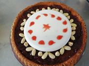 Una foto di mousse alla nocciola