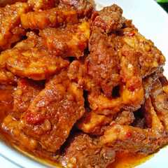 A picture of Krengsengan Tempe Ati Ampela.