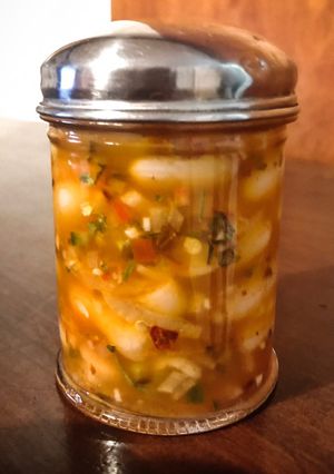 Una foto de Escabeche de porotos 👨🏽‍🍳