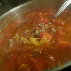 A picture of Lasagna Soup.