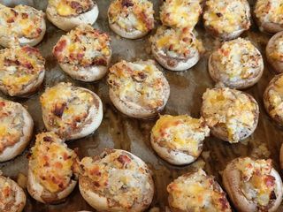My stuffed mushrooms🍄🧀