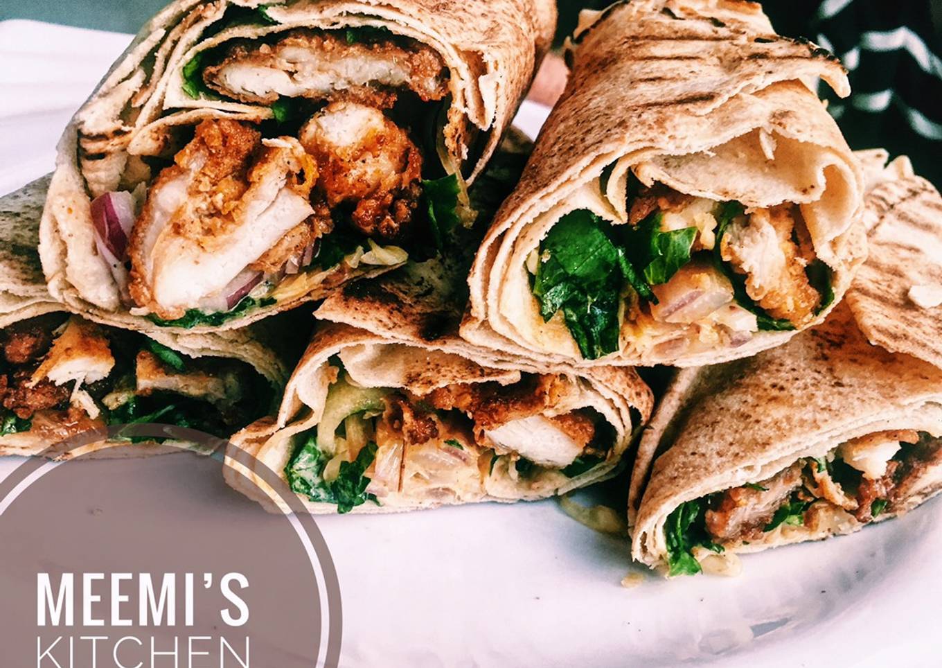 Meemi’s chicken wrap