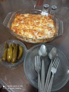 عکسی از دستور گراتن مرغ و سیب زمینی