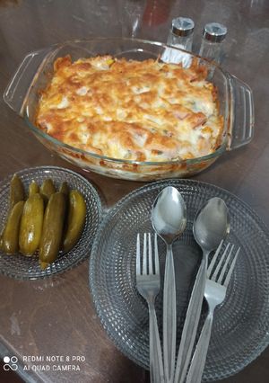 عکسی از دستور گراتن مرغ و سیب زمینی