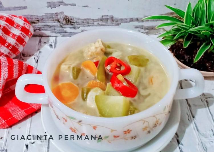 Cara Gampang Membuat Sayur lodeh labu siem Anti Gagal