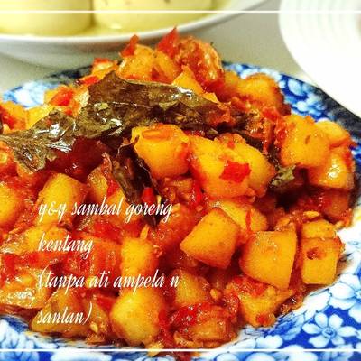 Resep Sambel Goreng Kentang Tanpa Ati Ampela N Santan Oleh Yny Cookpad