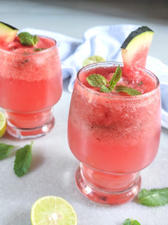 A picture of Watermelon masala mojito.