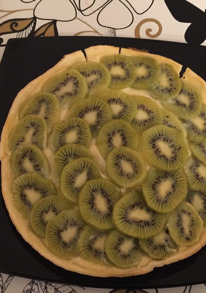 Una foto de Tarta de kiwis