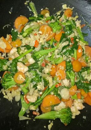 Foto resep Capjay sayur udang