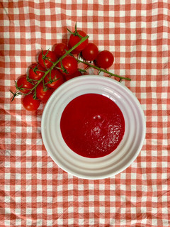 Una foto de Gazpacho de remolacha en MCS