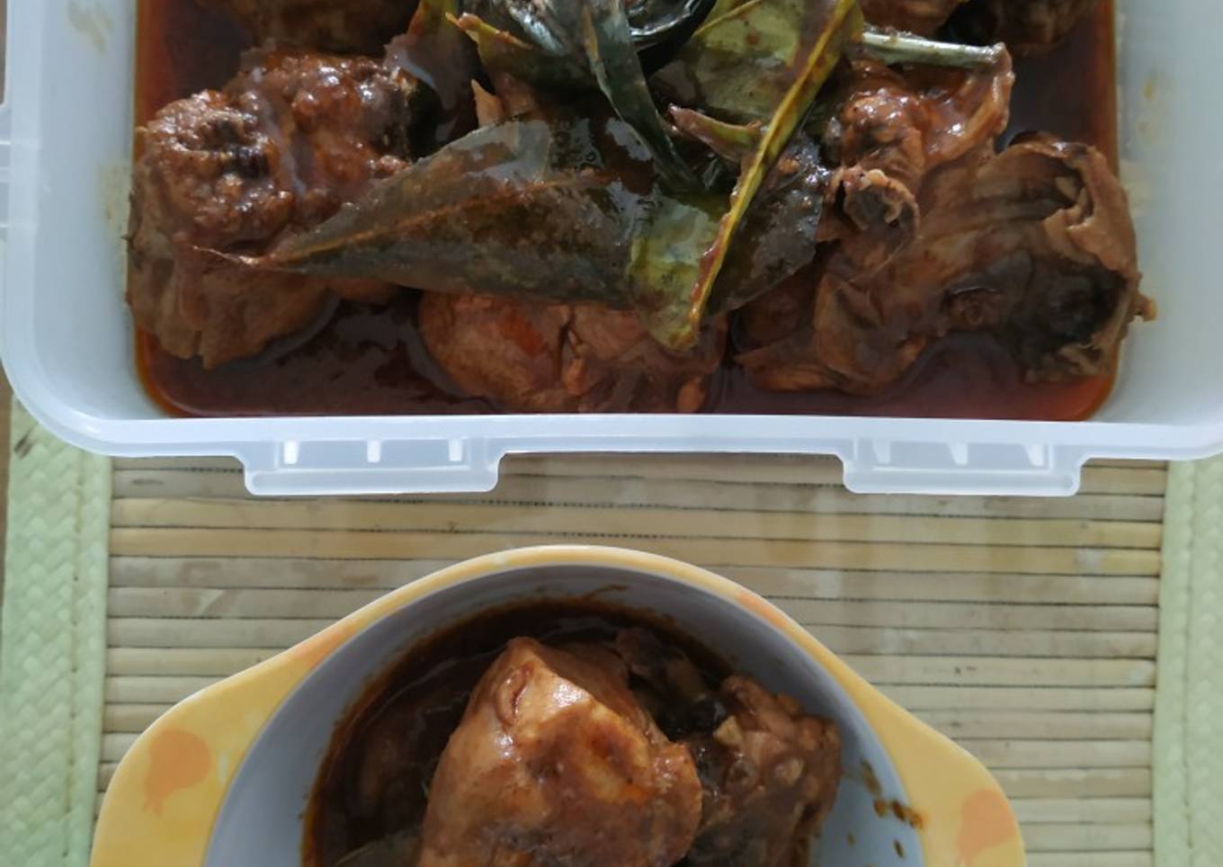 Rendang ayam instan