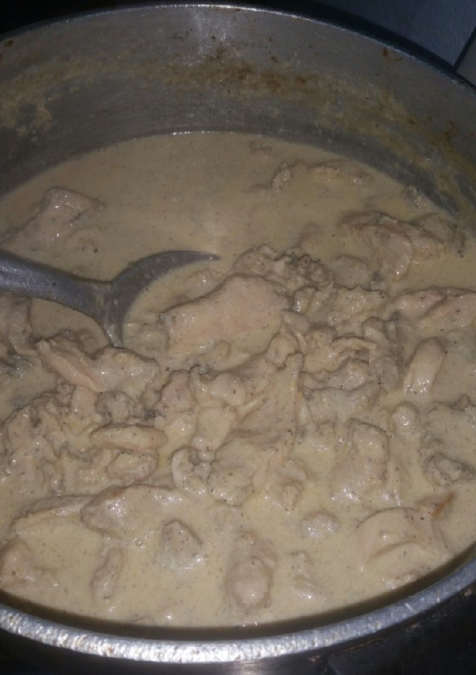 Una foto de Pechuga a la crema
