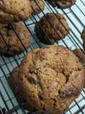 NYC Levain inspired Chocolate Chip Walnut Cookies