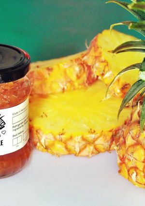 A picture of Pineapple Jam by Smokeless Kitchen Kenya.
