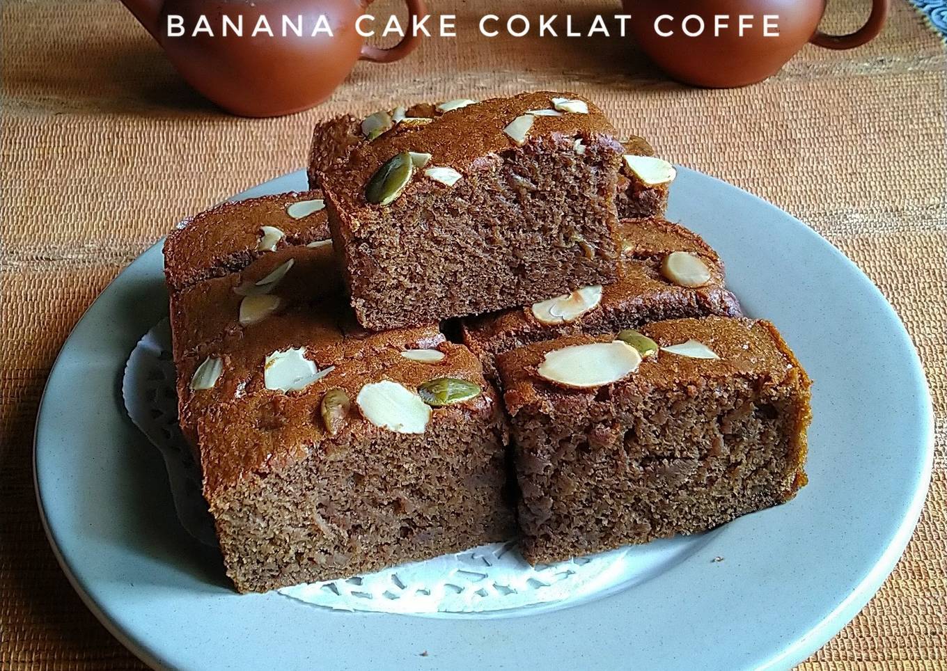 Kue Pisang Gula Merah (Banana Cake Coklat Coffe Brown Sugar)