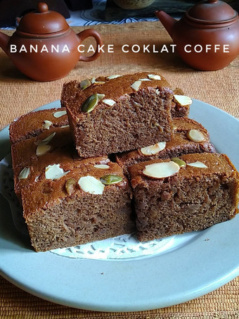 Cara Membuat Kue Pisang Gula Merah (Banana Cake Coklat Coffe Brown Sugar) Menu Enak Dan Mudah Dibuat