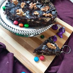A picture of Chocotruffle Biscuit cake.