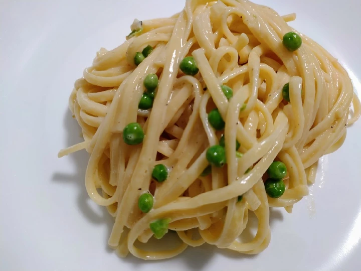 Easy Way Prepare Linguine with peas the Can Spoil the Tongue Tasty