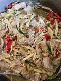 หมกหน่อไม้ ใส่หมูสามชั้น (คีโต)