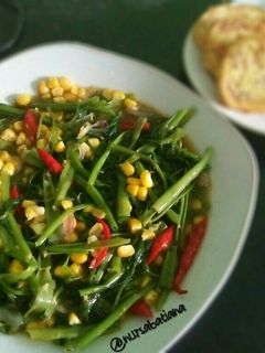 Foto resep Kangkung-Jagung Tumis Terasi