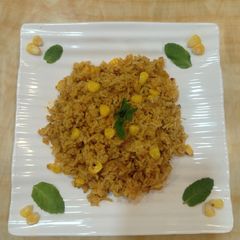 Masala Corn Rice A picture of Masala Corn Rice.
