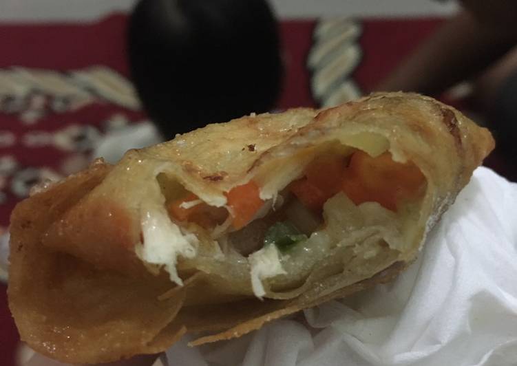 Cara termudah untuk Siapkan Di RumahRisoles Rogout Ayam 