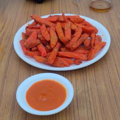 A picture of French fries.