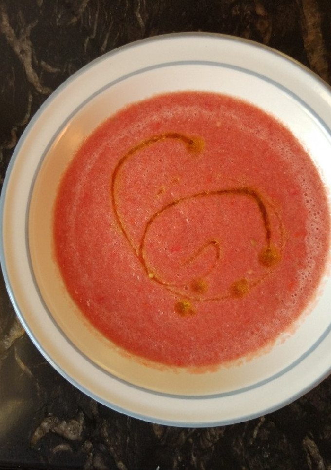 Una foto de Gazpacho andaluz