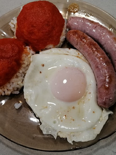 Una foto de Arroz a la cubana