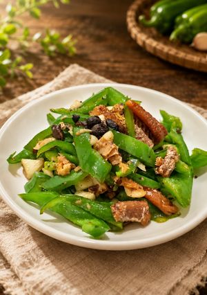 豆豉燒鰻炒青椒(簡單料理) 的食譜成品照片
