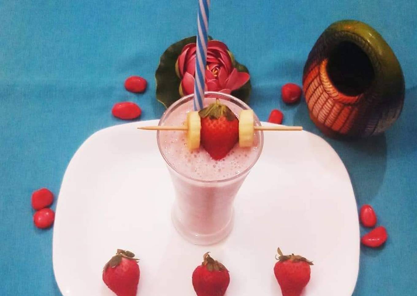 Strawberry And Banana Smoothie