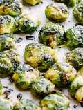 Smashed brussel sprouts