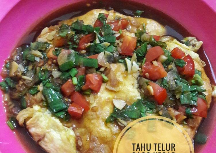 Resep Tahu Telur Saos Kecap yang Lezat Sekali