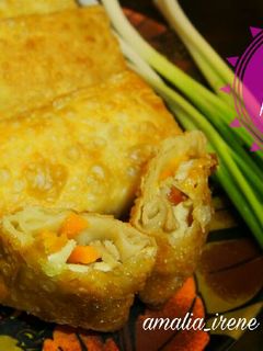 Foto resep Lumpia ayam sayur