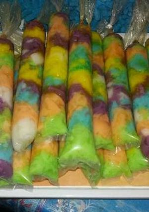 Foto resep Es Mambo Jelly pelangi Rumahan, Yummy👍