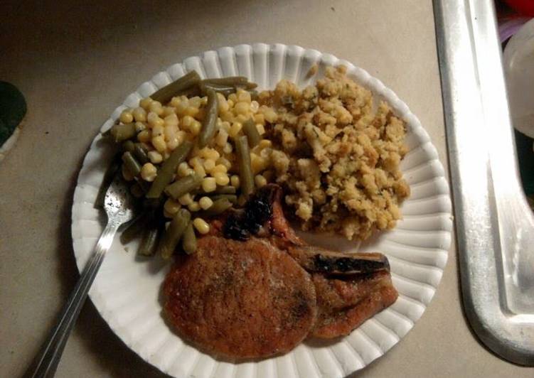 baked pork chops