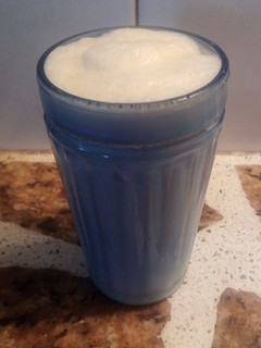 Una foto de Batido de arroz con leche y dulce de leche