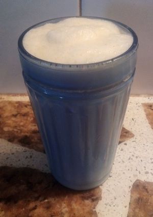 Una foto de Batido de arroz con leche y dulce de leche