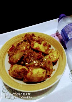 A picture of Stir fried Boiled Yam.