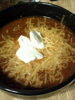 A picture of Crock pot chili.