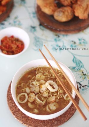 Foto resep Mie Kari Seafood