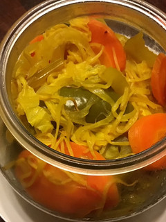 A picture of California Farm Fresh Turmeric Sweet Sour Salad.