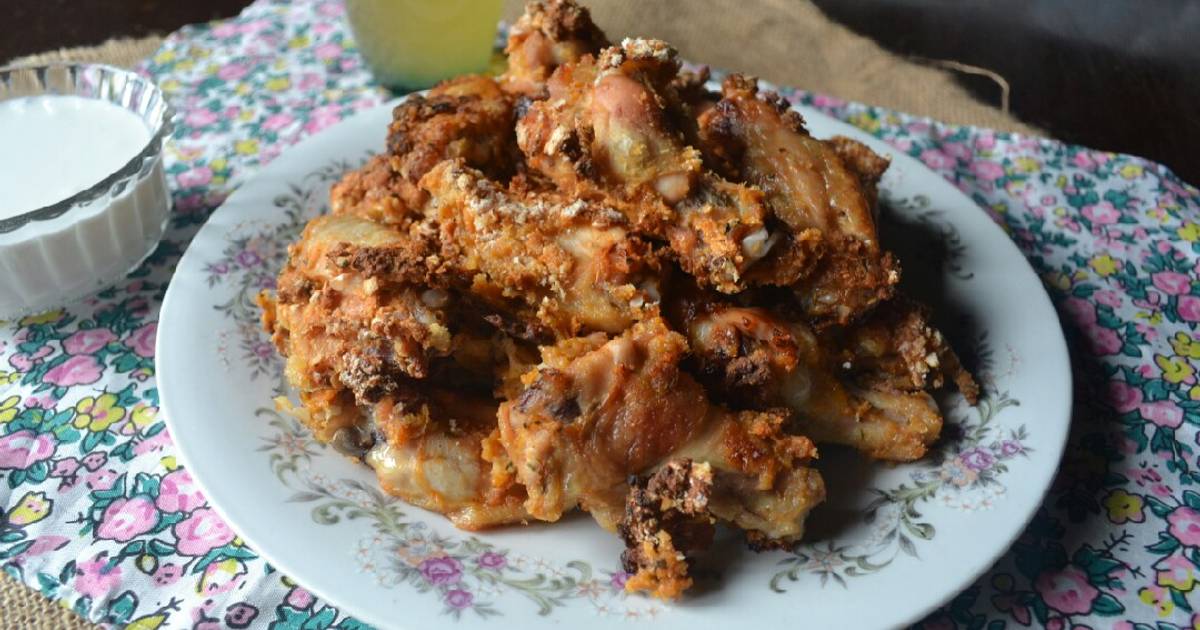 Alitas de pollo crocantes Receta de ​ ​ ​ ​ - Cookpad